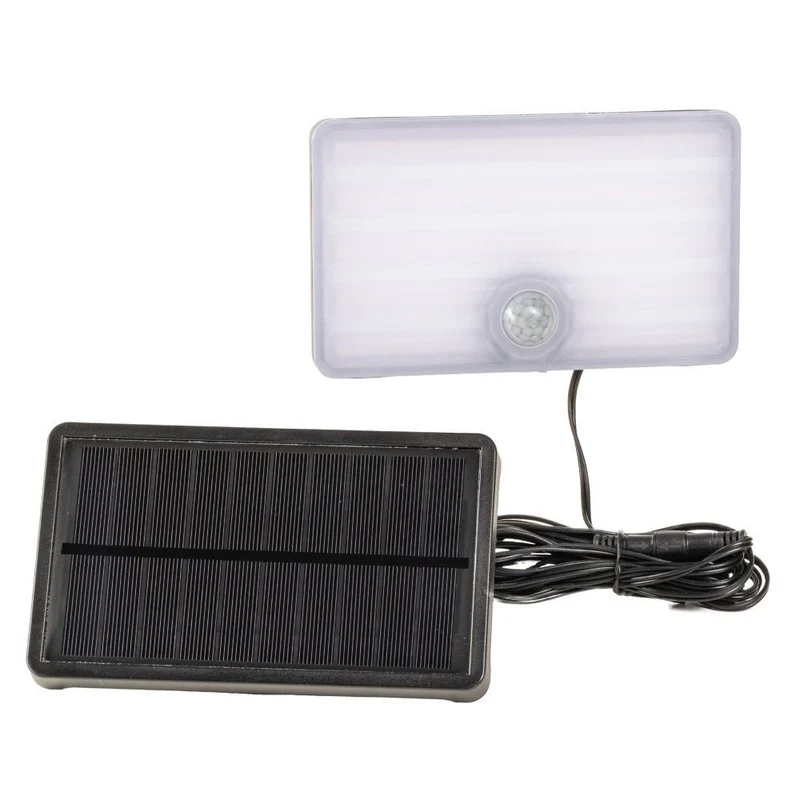 LED Solar Außenleuchte 500lm 4000K neutralweiß IP65 Schwarz - LED's Light