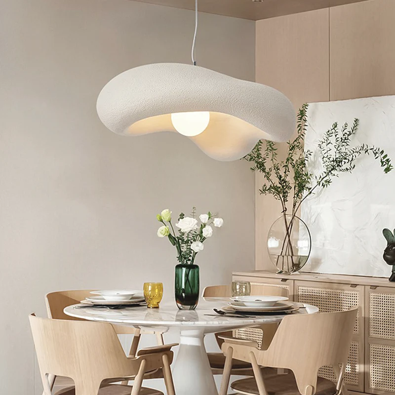 Pendant Light Japanese Wabi-Sabi Cream Unique, 4 Colors