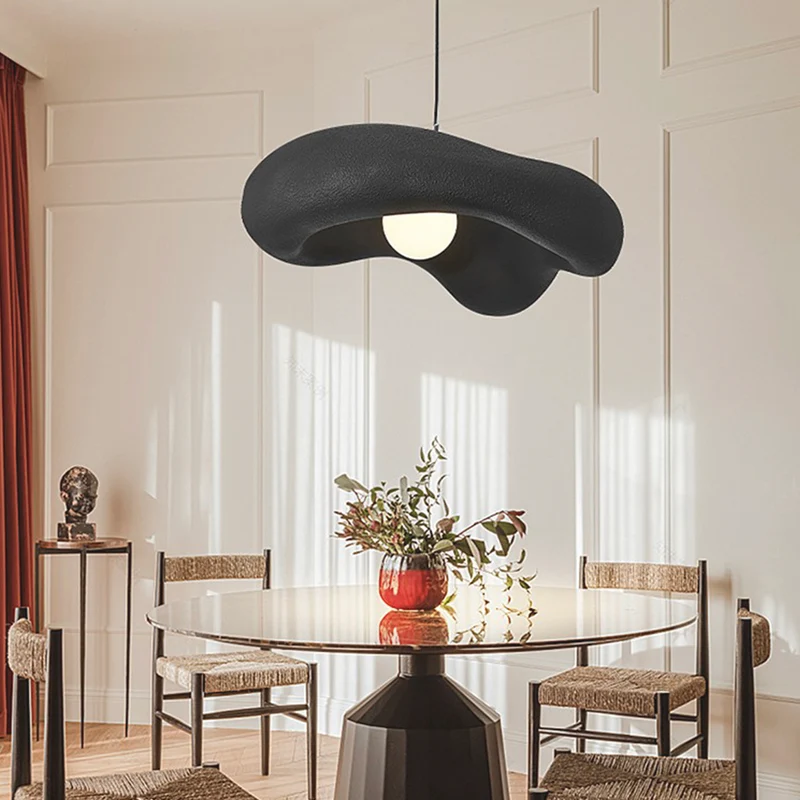 Pendant Light Japanese Wabi-Sabi Cream Unique, 4 Colors