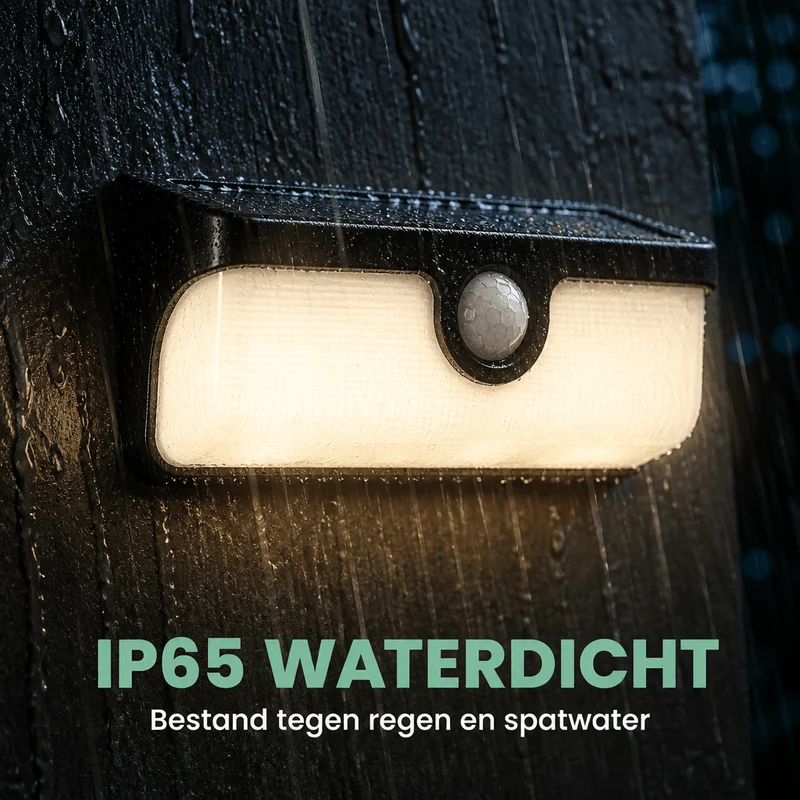 Verbindbare LED-Solar-Wandleuchte mit Bewegungssensor 500lm 4000K IP65 - LED's Light