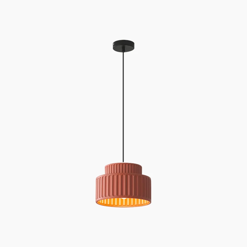 Flush Mount Ceiling Light / Pendant Light Nordic Cream Pleated, 4 Colors