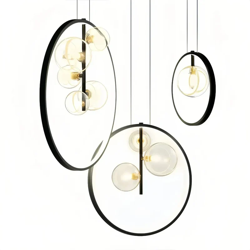 Pendelleuchte Bubbles aus Glas für das Esszimmer