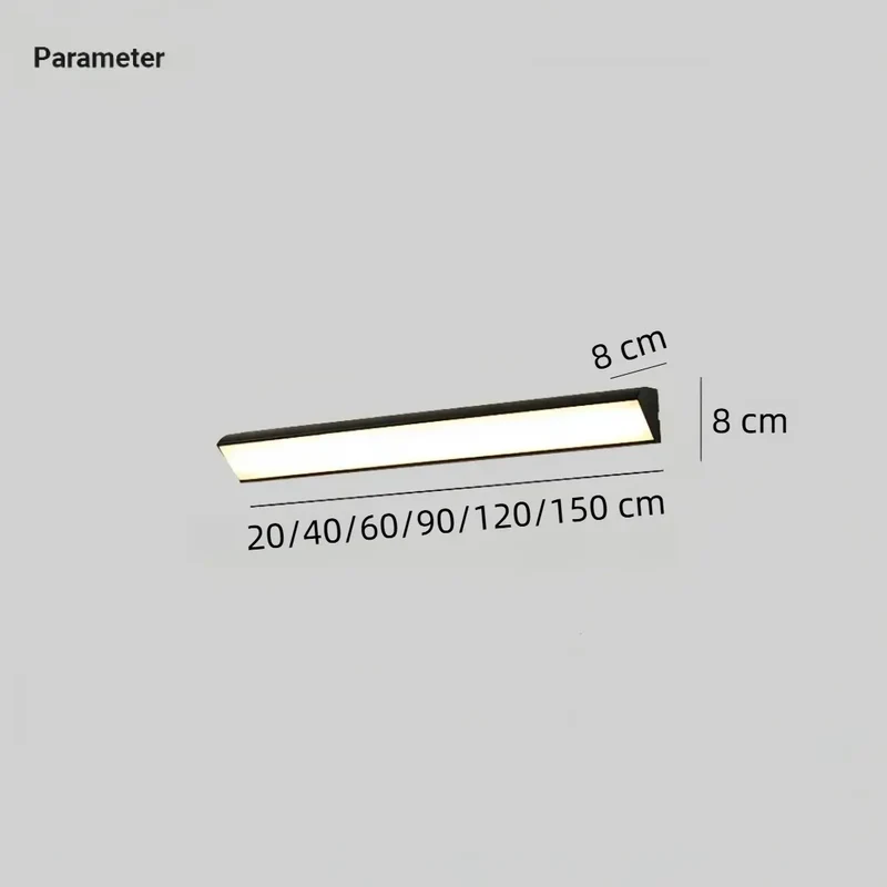 Moderne LED Aussenwandleuchte IP65 in Schwarz