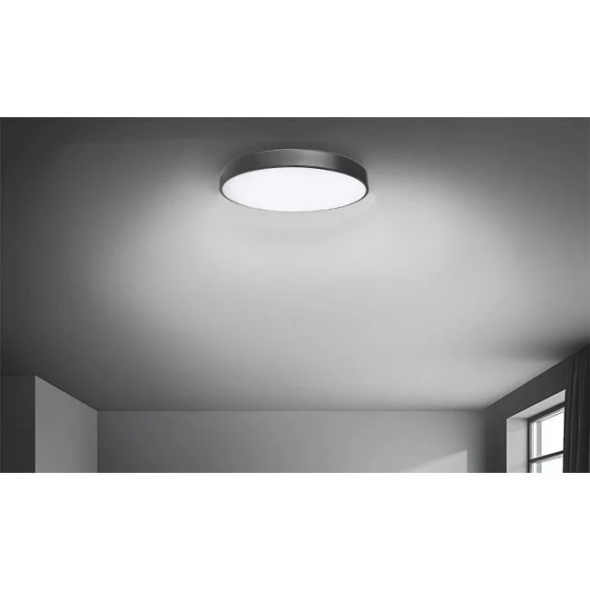 LED-Aufbau-Downlight | Deckenleuchte rund | 72W | Schwarz | Ø500mm | CCT – 3 Lichtfarben