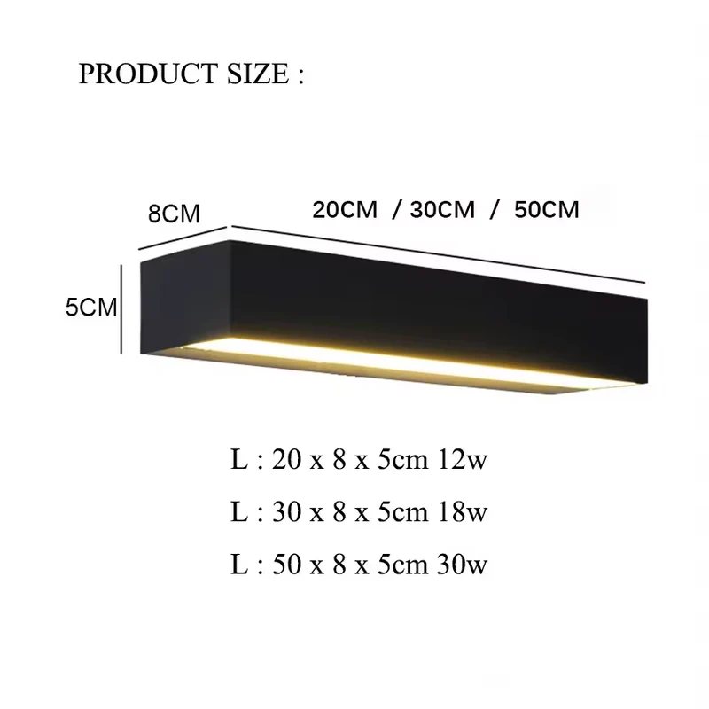 Moderne LED-Wandleuchte für Außen – Zéphiral