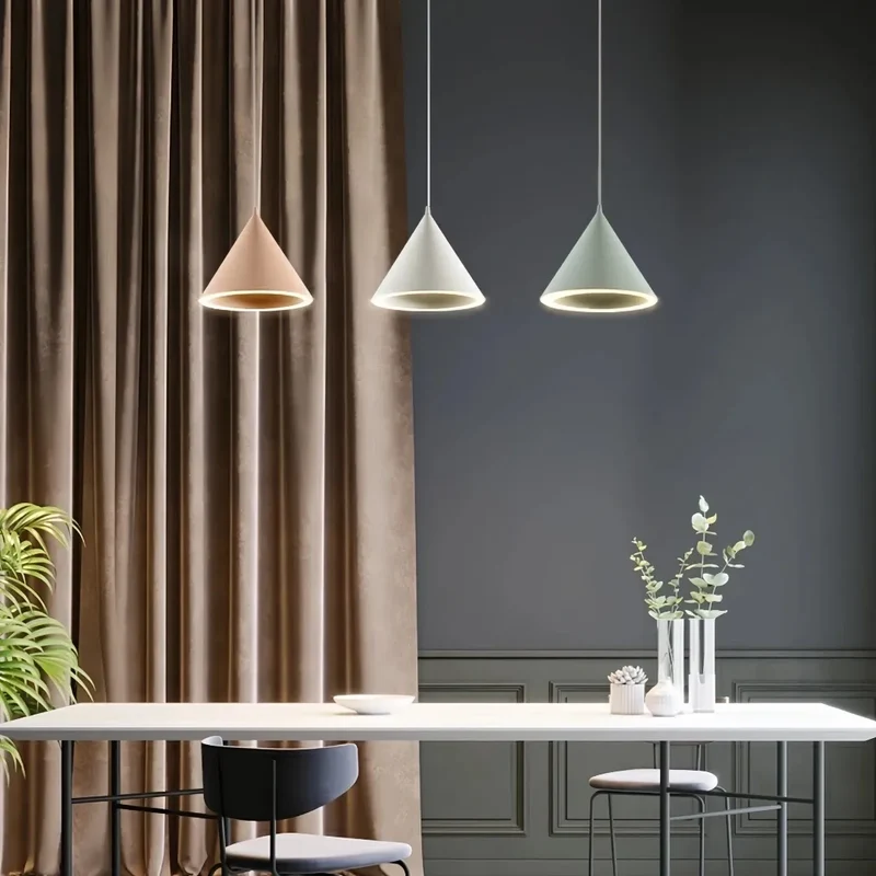 Moderne Macaron Regenschirm Pendelleuchte für Esszimmer