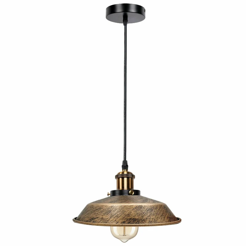 LEDSONE Retro-Pendelleuchte in verschiedenen Farben Ø 26cm ~3536