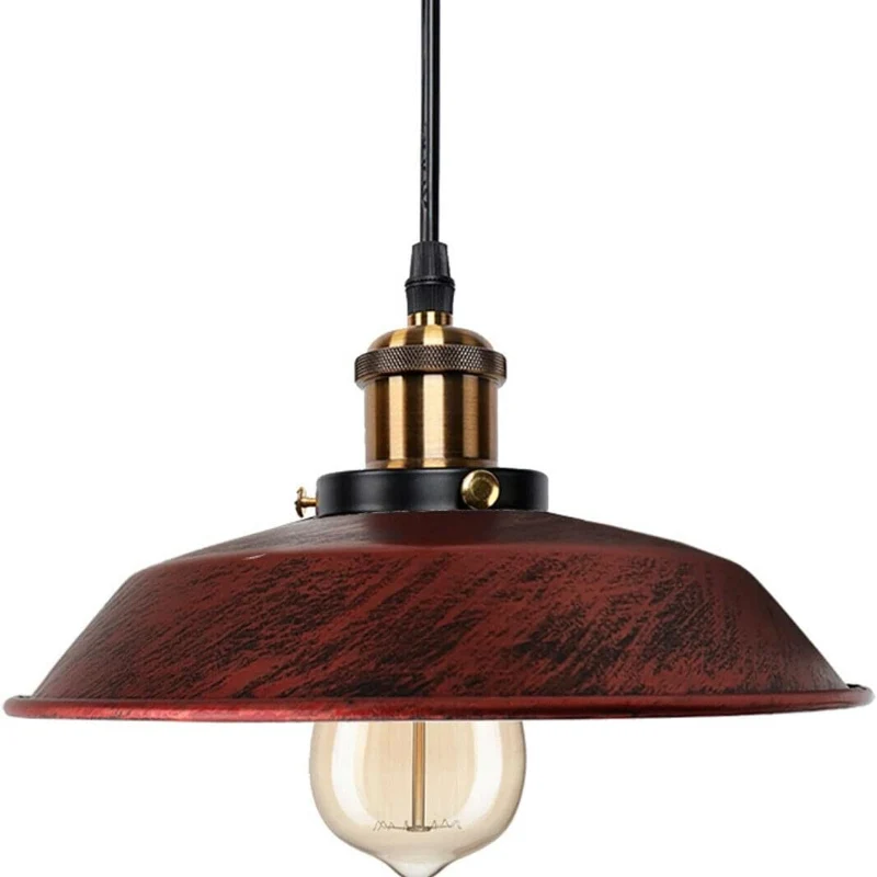 LEDSONE Retro-Pendelleuchte in verschiedenen Farben Ø 26cm ~3536