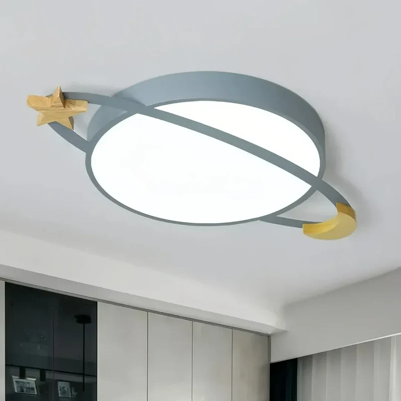 Moderne LED-Deckenlampe mit Sternen für das Kinderzimmer