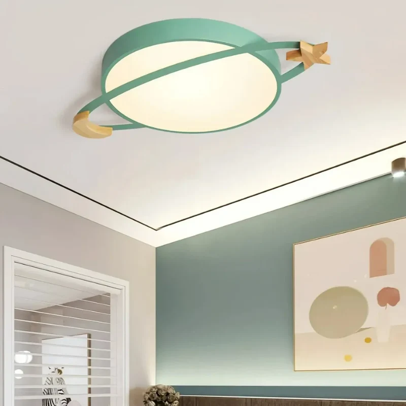 Moderne LED-Deckenlampe mit Sternen für das Kinderzimmer