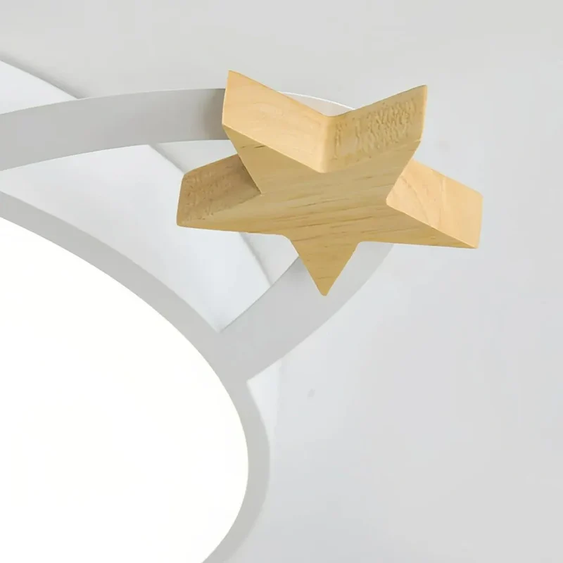 Moderne LED-Deckenlampe mit Sternen für das Kinderzimmer