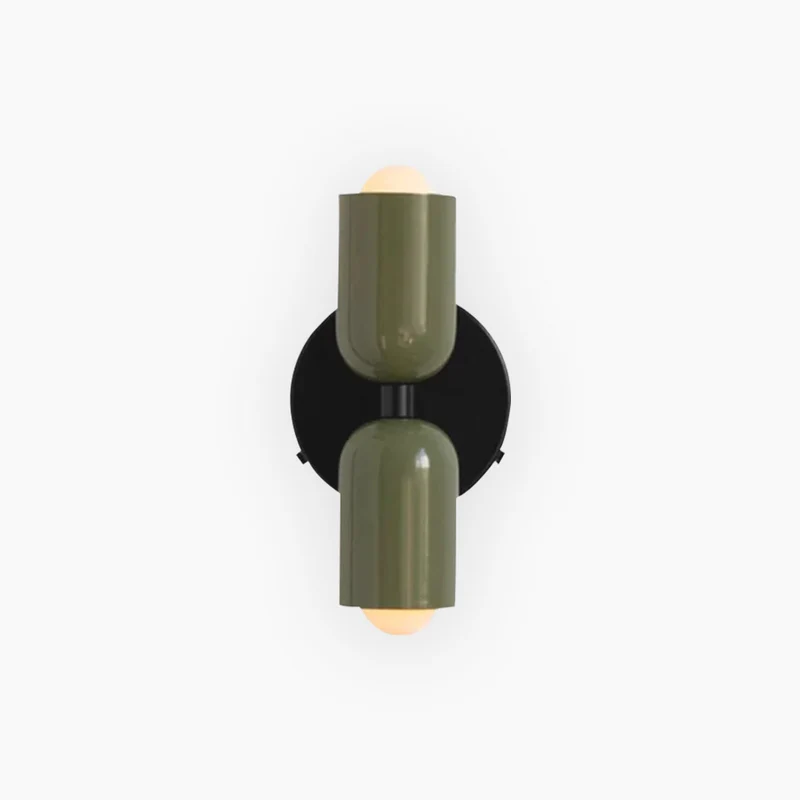 Wall Sconce Light Cream Multicolor Double Head