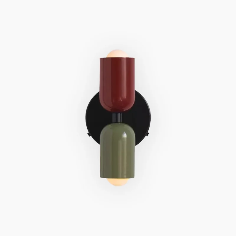 Wall Sconce Light Cream Multicolor Double Head