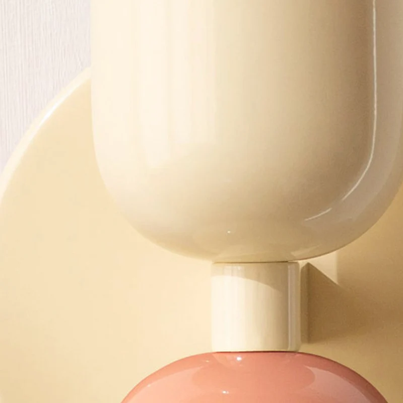 Wall Sconce Light Cream Multicolor Double Head