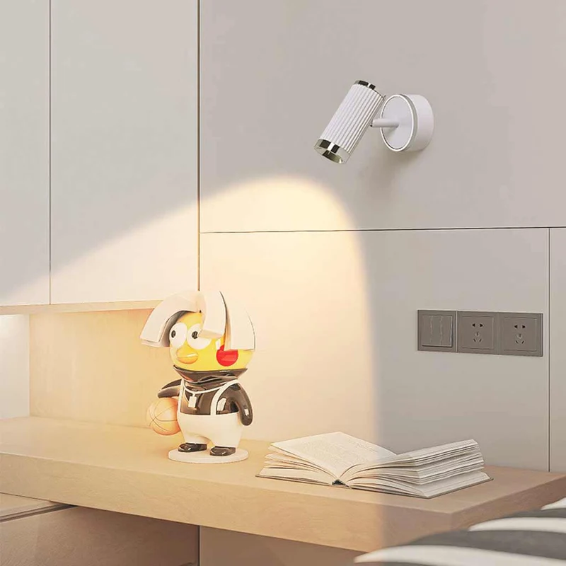 Ceiling / Wall Spotlight Fashion Adjustable LED, White