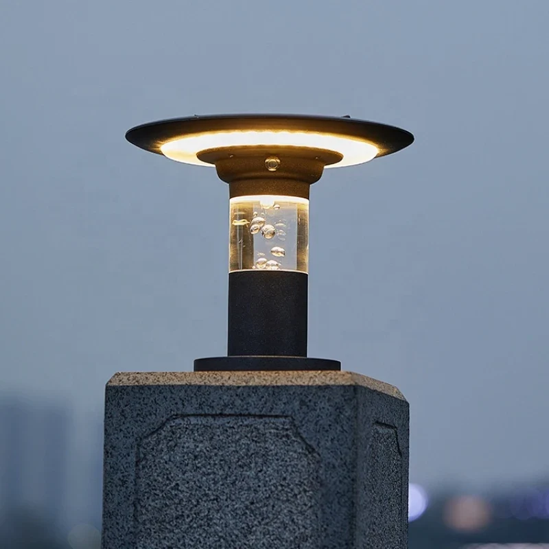 Wasserdichte Solar-Außenlampe aus Aluminium – Solastiche