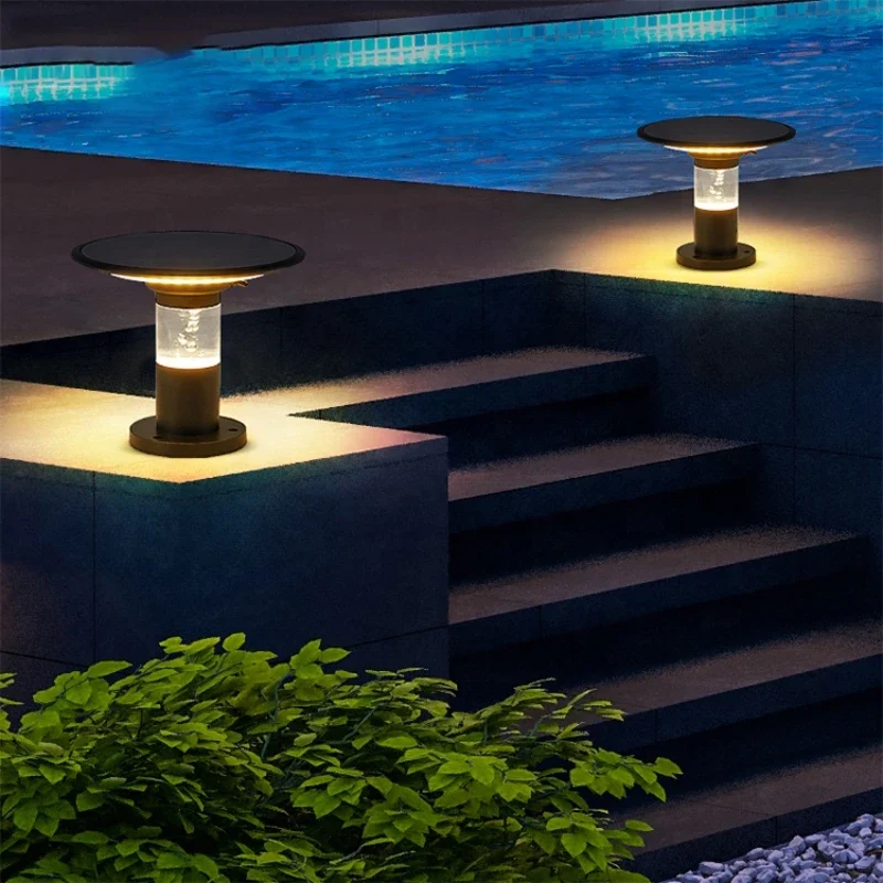 Wasserdichte Solar-Außenlampe aus Aluminium – Solastiche