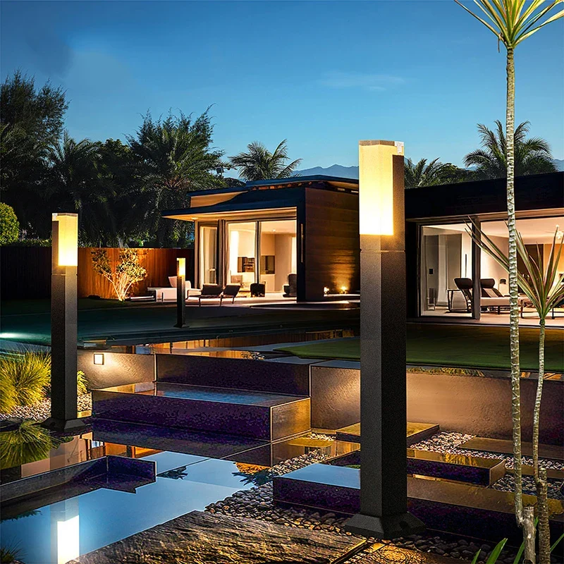 LED-Aluminium-Stehlampe für den Garten – Valurencia