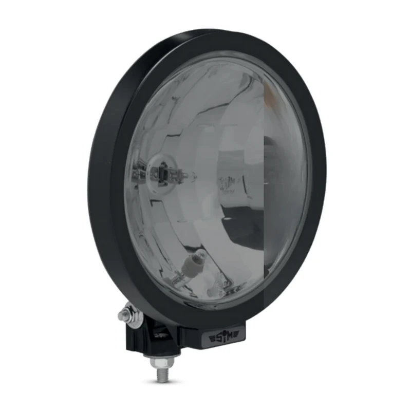 SIM Runde Glühbirne Fernscheinwerfer mit Glühbirne Standlicht / 9" Black Edition