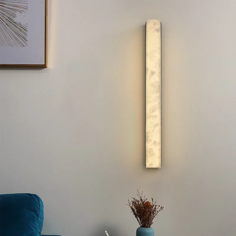 Wandleuchte aus Kupfer und Marmor für Wohnzimmer – Candelion