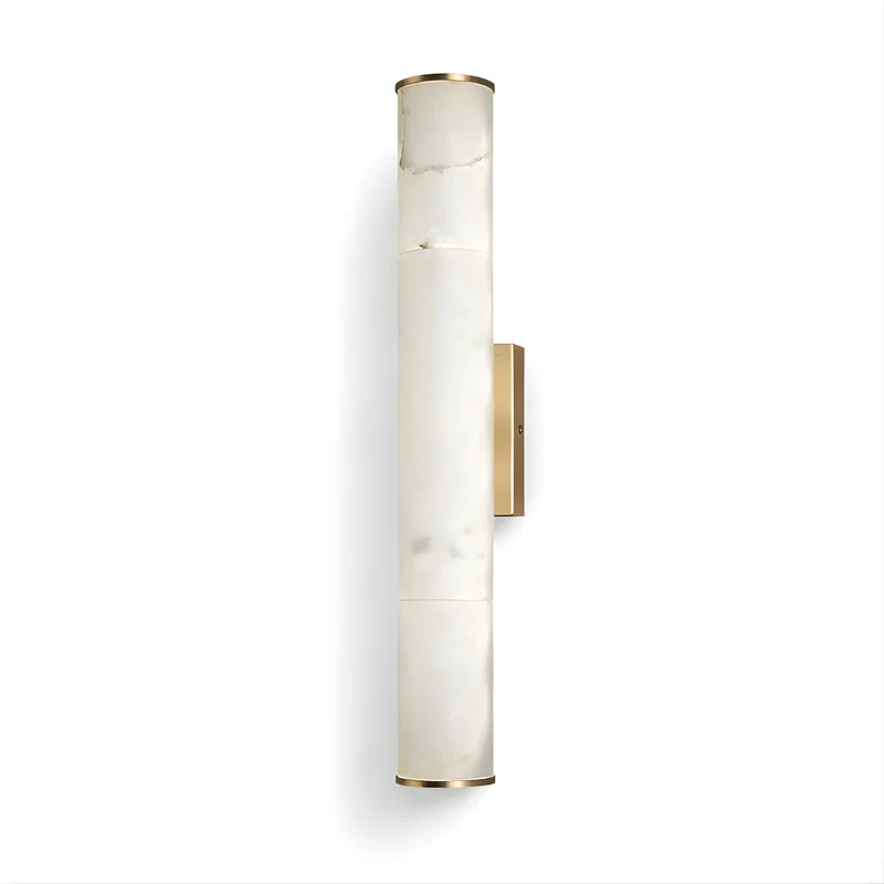 Wandleuchte aus Marmor und Kupfer – Marmoriaz