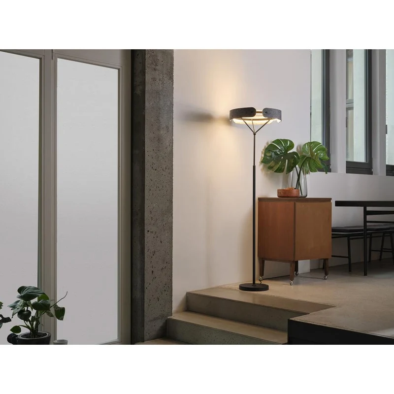 OSRAM DECOR Curve Felt Stehleuchte 33W 830 Dunkelgrau