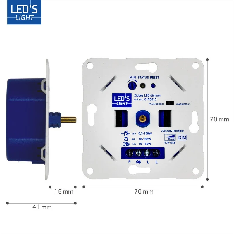 Zigbee LED-Dimmer 300VA Blau - LED's Light