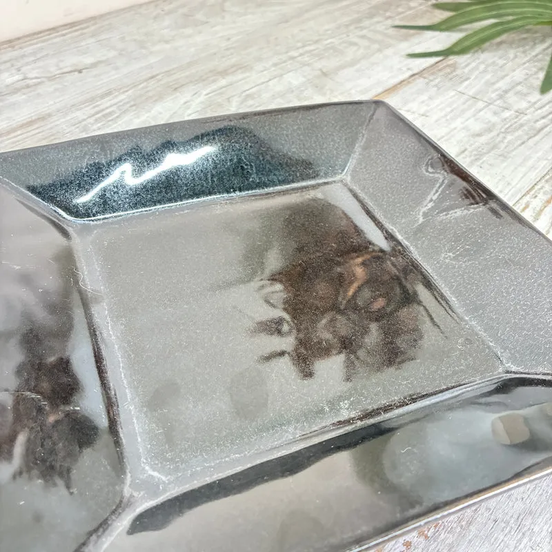 Ami Design Teller Rot Keramik Dekoschale Schwarz Deko