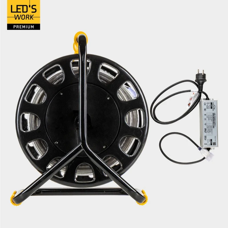 LED's Work Premium Safeline LED-Lichtröhre 25 m 200 W 48 V 20.000 lm 5000 K auf Rolle