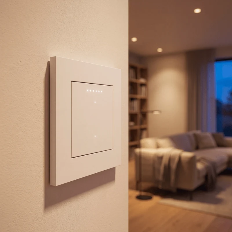 LED's Light Push dimmer met timer - 250W Fase aansijding en fase afsnijding