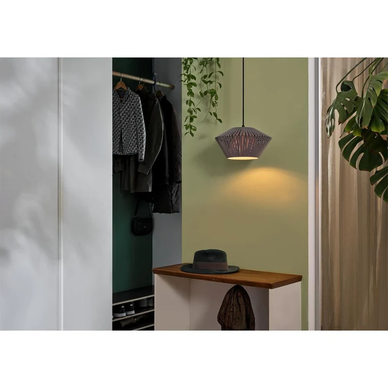 OSRAM DECOR Stripes Pendelleuchte 1xE27 Dunkelgrau