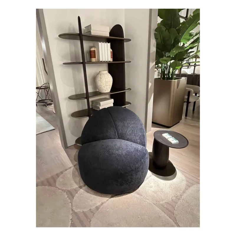 Casa Padrino Luxus Sessel Schwarz 84.5 x 87.5 x H. 77 cm - Sessel mit Stoffbezug - Moderne Wohnzimmer Möbel - Luxus Qualität