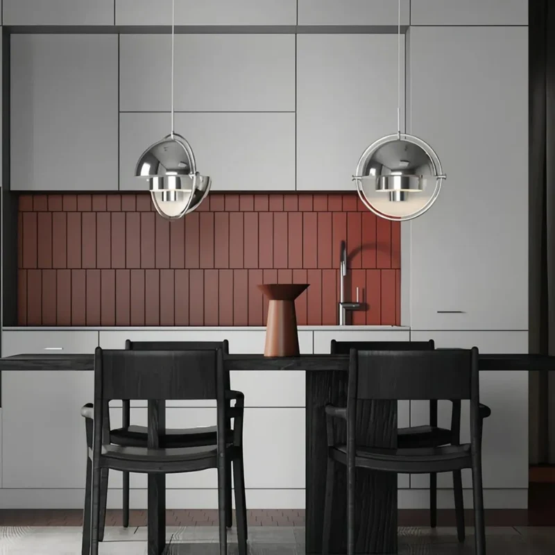 Moderne Design Pendelleuchten aus Eisen für den Esstisch