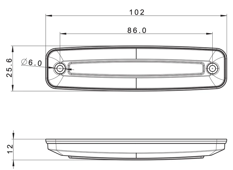 Fristom FT-079 Slimline LED-Begrenzungsleuchten