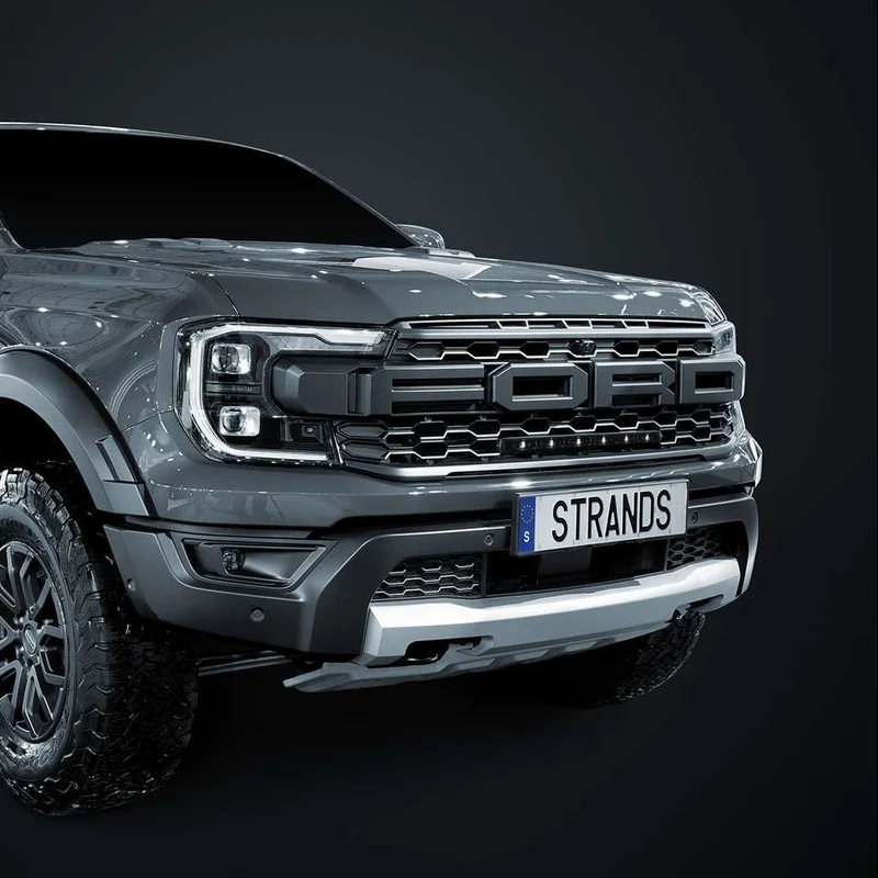 Strands 20" Dark Knight Nuuk Light Bar Grille Kit für Ford Ranger Raptor 2023-