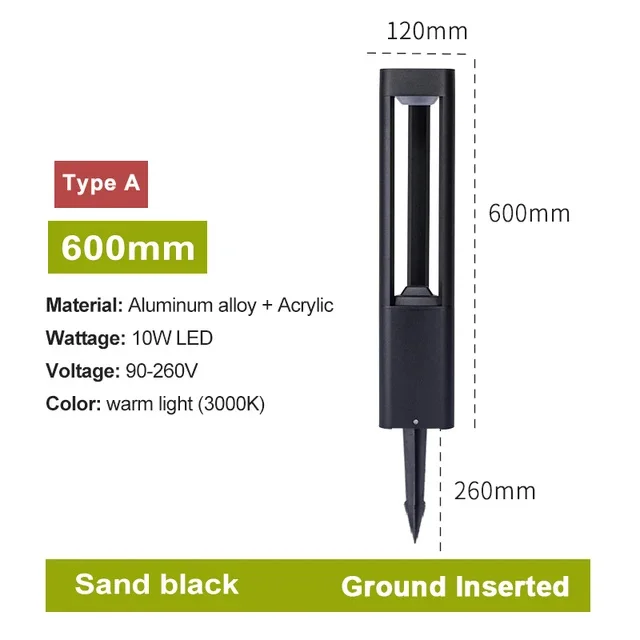 LED-Außenleuchte aus Aluminium für Garten – Aluminar