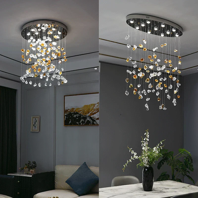 Moderner Kristall-Luster für Wohnzimmer – Cristallisea