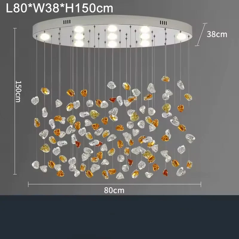 Moderner Kristall-Luster für Wohnzimmer – Cristallisea