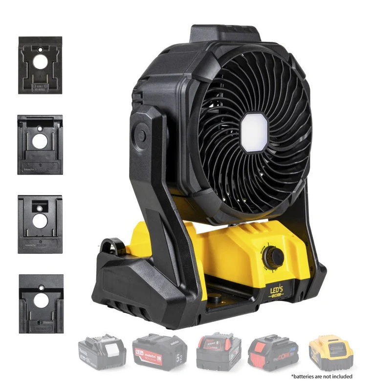 LED's Work 18V Arbeitsleuchte mit Ventilator - 48W 3000lm 5000K - IP20