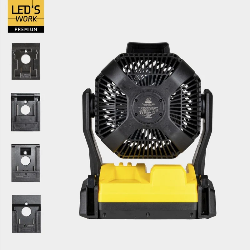 LED's Work 18V Arbeitsleuchte mit Ventilator - 48W 3000lm 5000K - IP20