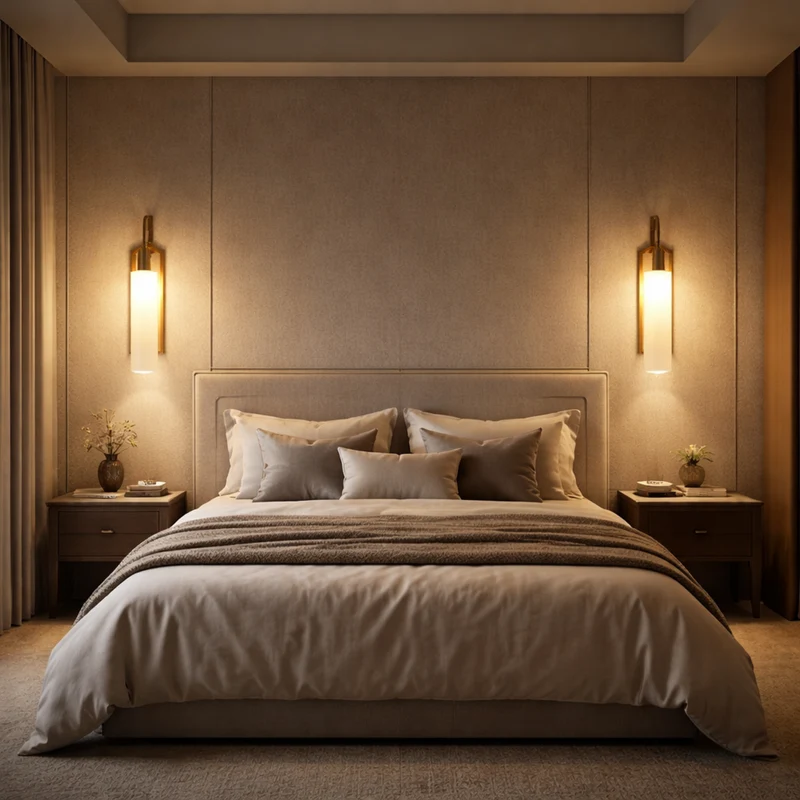 Moderne Wandleuchte in Gold und Schwarz – Estanor