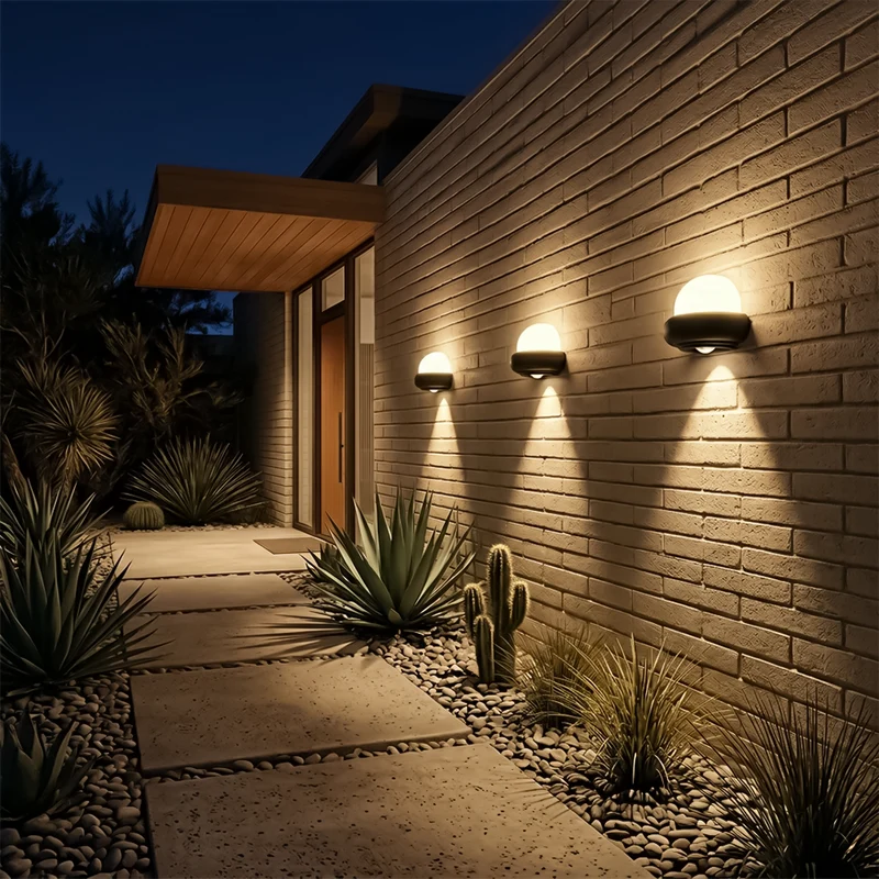 Elegante LED-Außenwandleuchte – Exinara