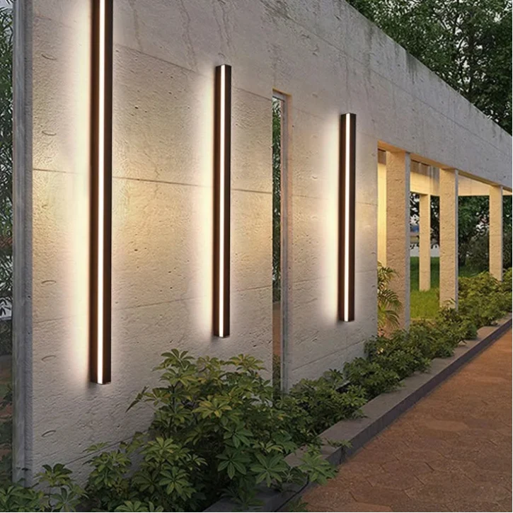 Wasserdichte LED-Wandleuchte aus Aluminium für den Außenbereich – Zalendis
