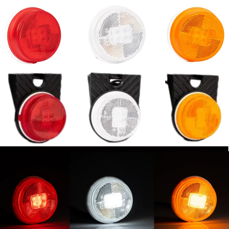 Fristom Runde LED-Begrenzungsleuchten mit Reflektor