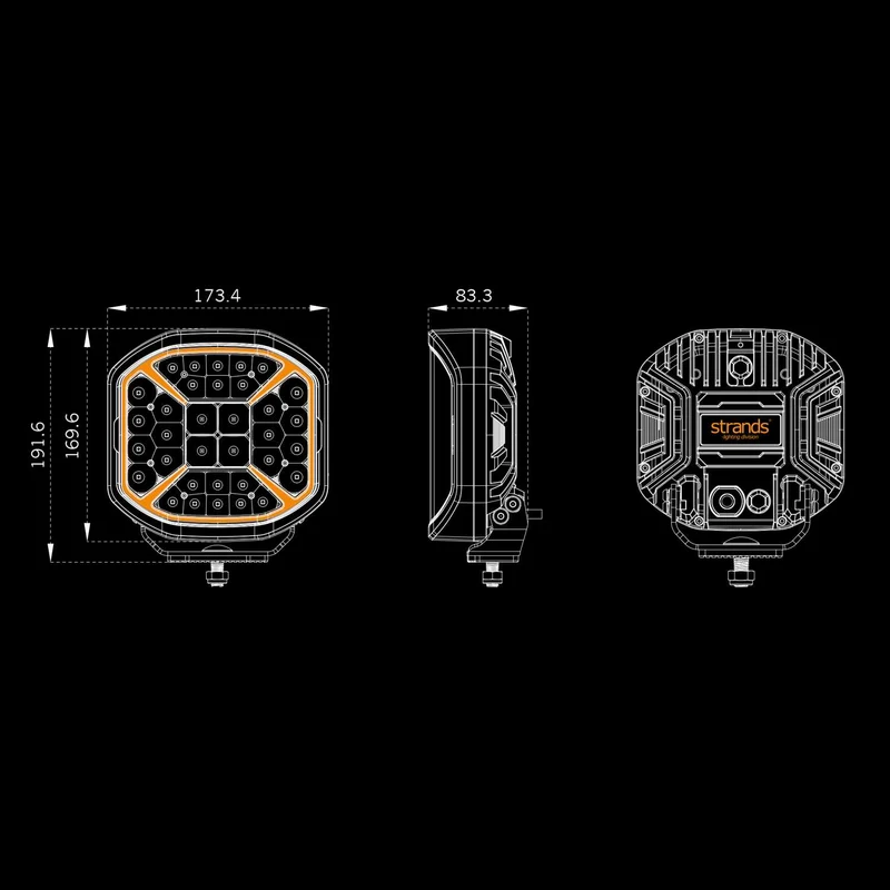 Strands Siberia X Fahrlicht 7"