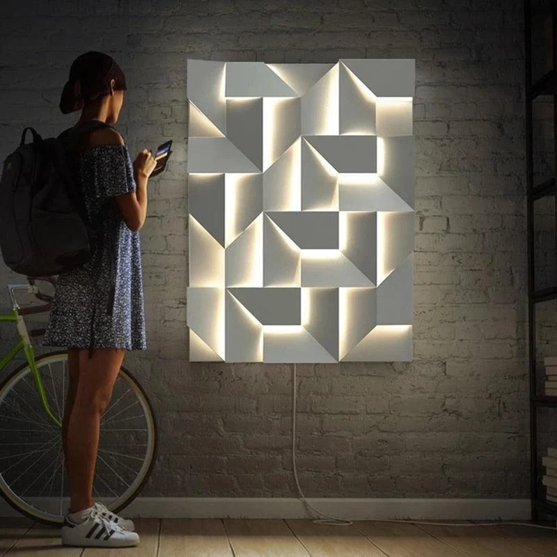 Skulpturale Wandleuchte aus Aluminium – Alumiance