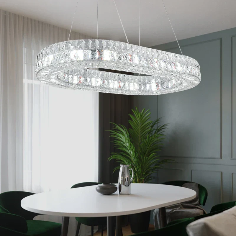 Zeitgenössische LED-Deckenleuchte in Gold – Oralya