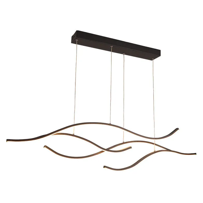 Moderne Pendelleuchte im Wellen Design für Esszimmer