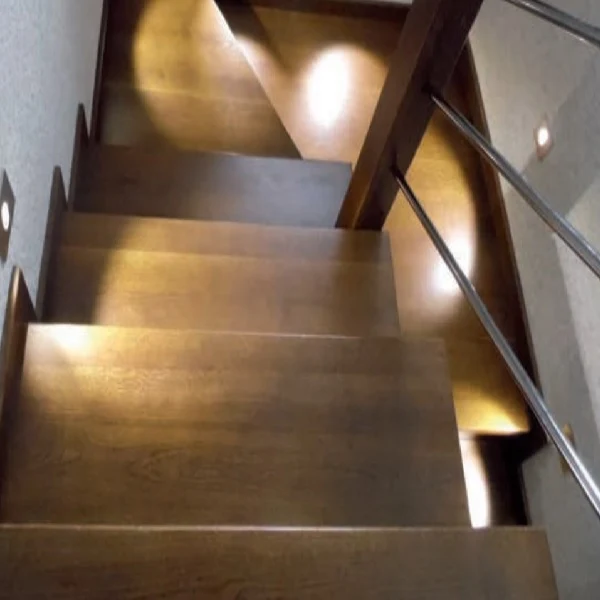 LED-Treppenbeleuchtung - Wandleuchte Einbau rund | Weiß | Ø60mm | 3Watt | 3000K.