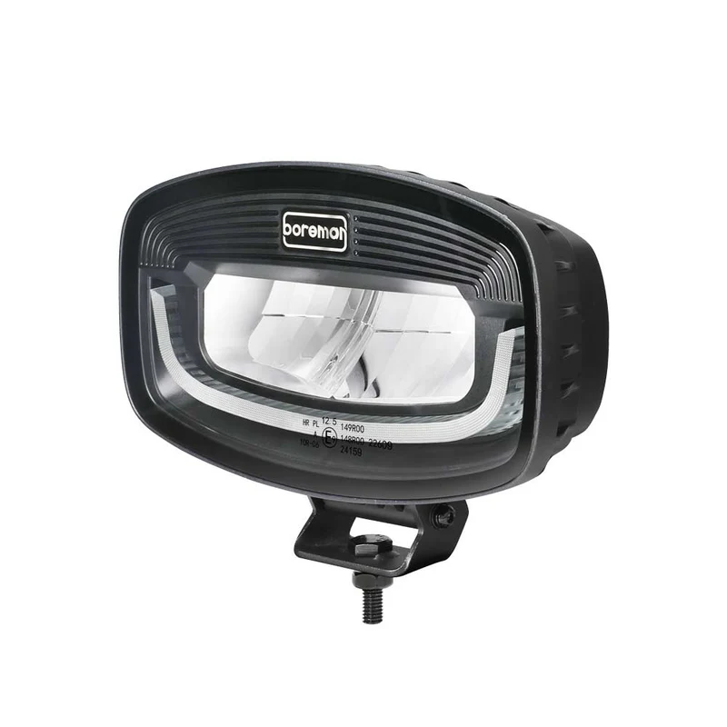Boreman Phantom Dark LED Jumbo-Fahrscheinwerfer mit gelbem/weißem Positionslicht